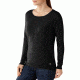 Smartwool Pinyon Pointelle Pullover - Women's-Black-Large