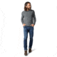 Smartwool Ripple Ridge Crew Sweater - Mens, Lunar Gray Heather/Charcoal Heather, Large, SW016424E52-L