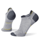 Smartwool Run Zero Cushion Low Ankle Socks, Light Gray, Small, SW001651039100S000