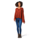 Smartwool Shadow Pine Cable V-Neck Sweater - Womens, Ginger Heather, Medium, SW016394E14-M