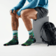 Smartwool Hike Targeted Cushion Trail Trekker Print Crew Socks - Mens