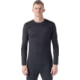 Smartwool Intraknit Thermal Merino Base Layer Crew - Men's, Charcoal/Black, Medium, SW019286698100M000