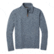 Smartwool Sparwood Half Zip Sweater - Mens, Alpine Blue-Medium Gray Marl, Small, SW000299C41-S