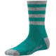 Smartwool Striped Hike Light Crew Sock - Womens-Dark Spearmint-Large
