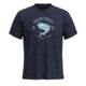 Smartwool Trout Fishing Short Sleeve Graphic Tee, Deep Navy, Small, SW002596092100S000