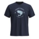 Smartwool Trout Fishing Short Sleeve Graphic Tee, Deep Navy, 2XL, SW0025960921XXL000