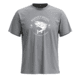 Smartwool Trout Fishing Short Sleeve Graphic Tee, Light Gray Heather, Large, SW002596545100L000