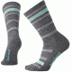 Smartwool Women's Striped Hike Light Crew Socks, Medium Gray, Medium, SW000764052-M
