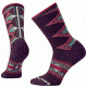 Smartwool Women's Tiva Crew Socks, Bordeaux Heather, Small, SW010402587-S