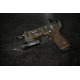 SME Tactical Handgun Laser, Green, w/ Convenient Spring Clamp Lock, SME-GLP