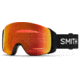 Smith 4D Mag Low Bridge Fit Googles, ChromaPop Everyday Red Mirror , Black, M007190JX99MP