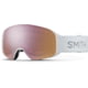 Smith 4D Mag S Snow Goggle, ChromaPop Everyday Rose Gold Mirror , White Chunky Knit, M007600OR99M5