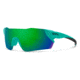 Smith Attack Sunglasses, Matte Jade Frame, Chromapop Green Mirror Lens, 200422DLD99X8