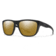 Smith Barra Sunglasses, Matte Black Frame, ChromaPop Polarized Bronze Mirror Lens, 20126800360QE