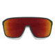 Smith Boomtown Sunglasses, Matte Black Frame, ChromaPop Red Mirror Lens, 20493200399X6
