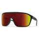 Smith Boomtown Sunglasses, Matte Black Frame, ChromaPop Red Mirror Lens, 20493200399X6
