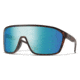 Smith Boomtown Sunglasses, Matte Tortoise Frame, ChromaPop Polarized Opal Mirror Lens, 204932HGC99QG