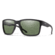 Smith Emerge Sunglasses, Matte Black Frame, ChromaPop Polarized Gray Green Lens, 20405500360L7
