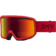 Smith Frontier Goggle, Red Sol-X Mirror, Lava, M004292RN99C1