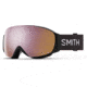 Smith I/O Mag S Low Bridge Fit Googles, ChromaPop Everyday Rose Gold Mirror, Black, M007270JX99M5