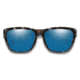 Smith Joya Sunglasses, Sky Tortoise Frame, ChromaPop Glass Polarized Blue Mirror Lens, 204315JBW56QG