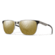 Smith Lowdown Metal Sunglasses, Brushed Gunmetal Frame, ChromaPop Polarized Bronze Mirror Lens, 204930KJ154QE