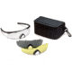 Smith Optics Aegis Arc Compact Safety Glasses w/ Gray &amp; Yellow Spare Lens, Black Frame AEGACBK12-3R