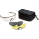 Smith Optics Aegis Arc Compact Safety Glasses w/ Gray &amp; Yellow Spare Lens, Tan 499 Frame AEGACT49912-3R