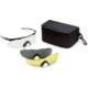 Smith Elite Aegis Echo Safety Glasses w/ Gray &amp; Yellow Spare Lens, Black Frame AECHABK12-3R
