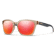 Smith Optics Founder Single Vision Prescription Sunglasses, Desert Crystal Smoke Frame, FOCMDMDCSV
