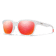 Smith Optics Founder Single Vision Prescription Sunglasses, Matte Crystal Red Frame, FOCMDMMCRDSV