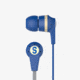 Skullcandy INK'D 2 earbuds with Mic-Ill Famed Royal Blue