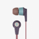 Skullcandy INK'D 2 earbuds with Mic-Purple/Brown