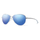 Smith Optics Langley Sunglasses, Silver Frame, Blue Flash Mirror Lens, LAPCBMSV
