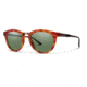 Smith Optics Questa Single Vision Prescription Sunglasses, Matte Honey Tort/Black Frame, Polarized, QECPGNMHTSV