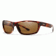 Smith Optics Ridgewell Single Vision Prescription Sunglasses, Tortoise Frame, Polarized, RICPBRTTSV