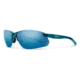 Smith Parallel Max 2 Sunglasses, Crystal Mediterranean Frame, Polarized Blue Mirror Lens, 201907OXZ71JY