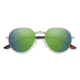 Smith Prep Sunglasses, Gold Frame, Polarized Green Mirror Lens, 203240J5G535Z