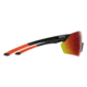 Smith Reverb PivLock Sunglasses, Matte Black Cinder Frame, ChromaPop Red Mirror Lens, 201521RC299X6