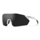 Smith Reverb PivLock Sunglasses, Matte White Frame, ChromaPop Black Lens, 2015216HT991C