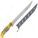 Smith's Sharpeners Regal River Fillet Knife, 14.25in Overall, 9in Satin 420 SS Blade, Gray And Yellow Tpe Handle, Gray and yellow, 51056