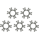 Smith &amp; Wesson 10mm 6RD Moon Clip,Pack of 5, 3013766