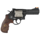 Smith &amp; Wesson 329PD Revolver, .44 Remington Magnum, 4in Barrel, N Frame, Adjustable, Black Frame, Wood Grip, 6 Round Cylinder, 163414