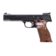 Smith &amp; Wesson 41 Pistol, .22 Long Rifle, 5.5in barrel, carbon steel frame, wooden target w/thumbrest grip, blowback operated semi-auto, patridge front, adjustable rear, 10 round magazine, SW-41-1-FRRMPG