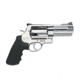 Smith &amp; Wesson 500 Revolver, .500 S&amp;W Magnum, 4in barrel, stainless steel frame, Hogue Sorbothane grip, revolving chamber, red ramp front, adj. black rear, 5 round magazine, SW-500-1-FRRMPG