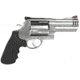Smith &amp; Wesson 500 Revolver, .500 S&amp;W Magnum, 4in Barrel, X Frame, Adjustable, Stainless Frame, Rubber Grip, 5 Round Cylinder, 163504