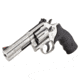 Smith &amp; Wesson 686SSR Revolver, .357 Magnum, 4in barrel, stainless steel frame, custom engraved wood grip, revolving chamber, red ramp front, adjustable rear, 6 round magazine, SW-686SSR-1-FRRMPG