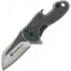 Smith &amp; Wesson Drive Framelock Folding Knife, 1.25 satin finish stainless blade, Black stonewash finish stainless handle, 1117229