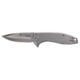Smith &amp; Wesson Executive Platinum Folding Knife, 3in, 8Cr Steel, Drop Point, Stainless Steel Handle, 1205009