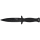 Smith &amp; Wesson HRT Fixed Blade Boot Knife, 5.5in, High Carbon Stainless Steel, Rubberized Handle, Black, 1182573